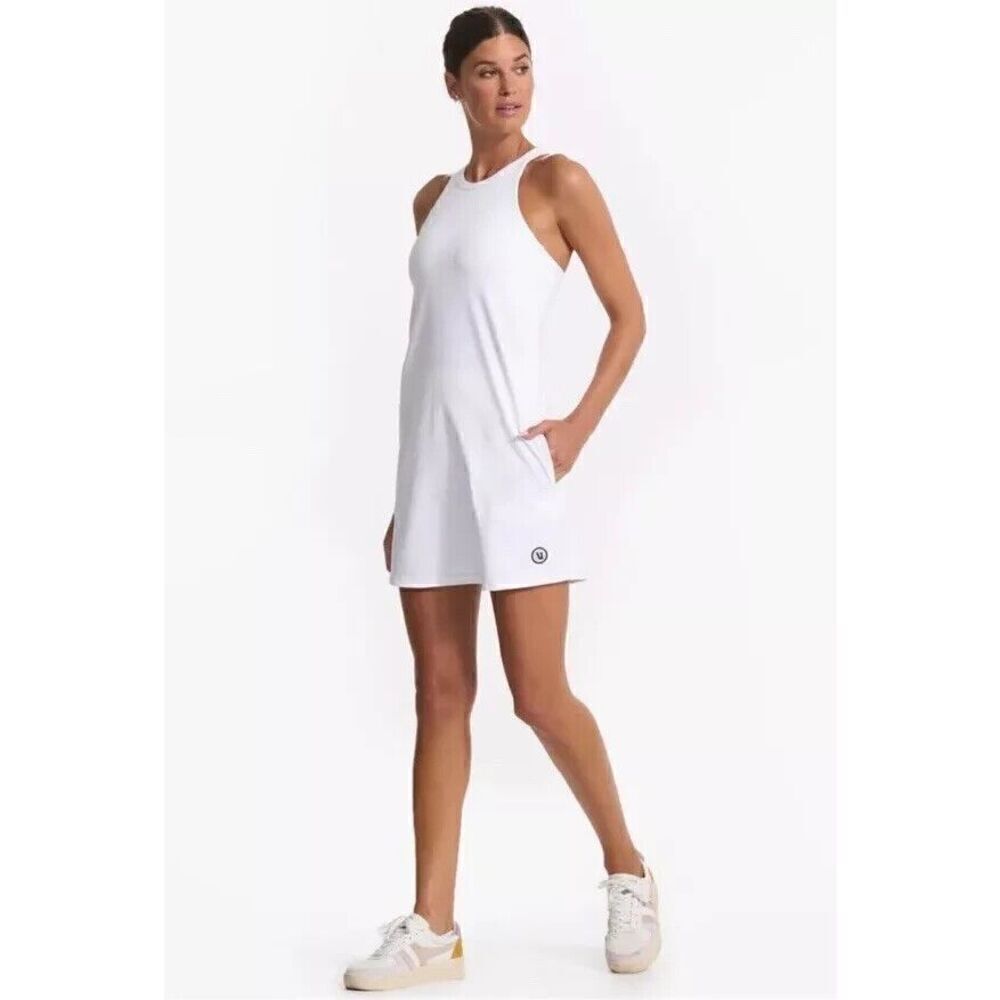 New Vuori Women’s Volley Sport Tennis Pickleball Dress White Size Xlarge